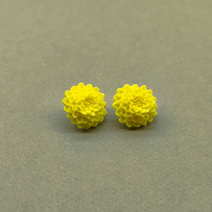 Chrysanthemum Küpe - Lemon