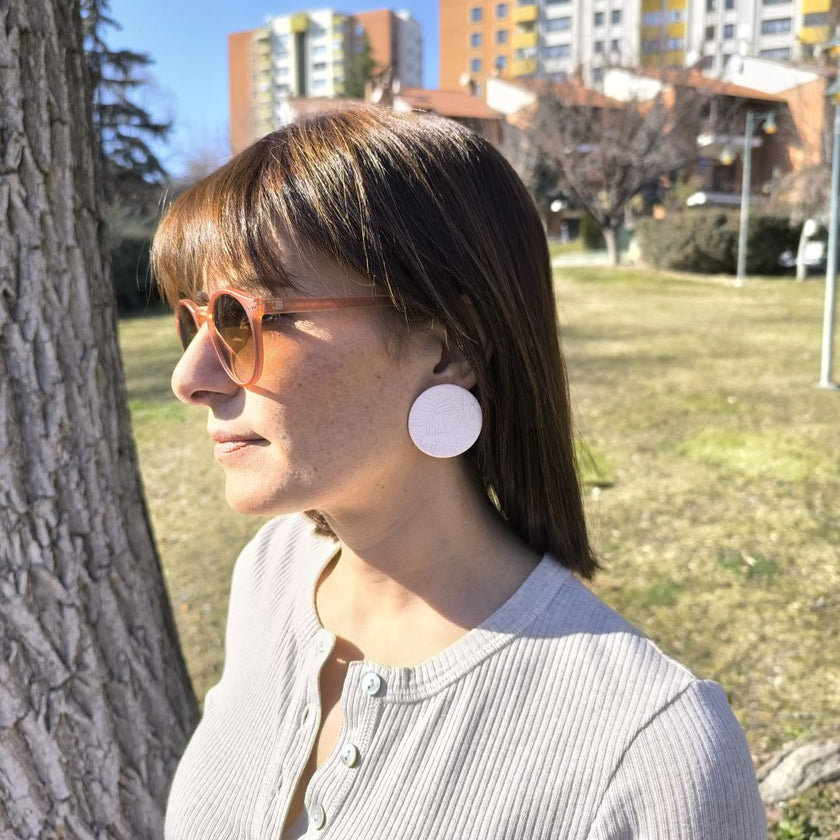 Luna Küpe - Salt White