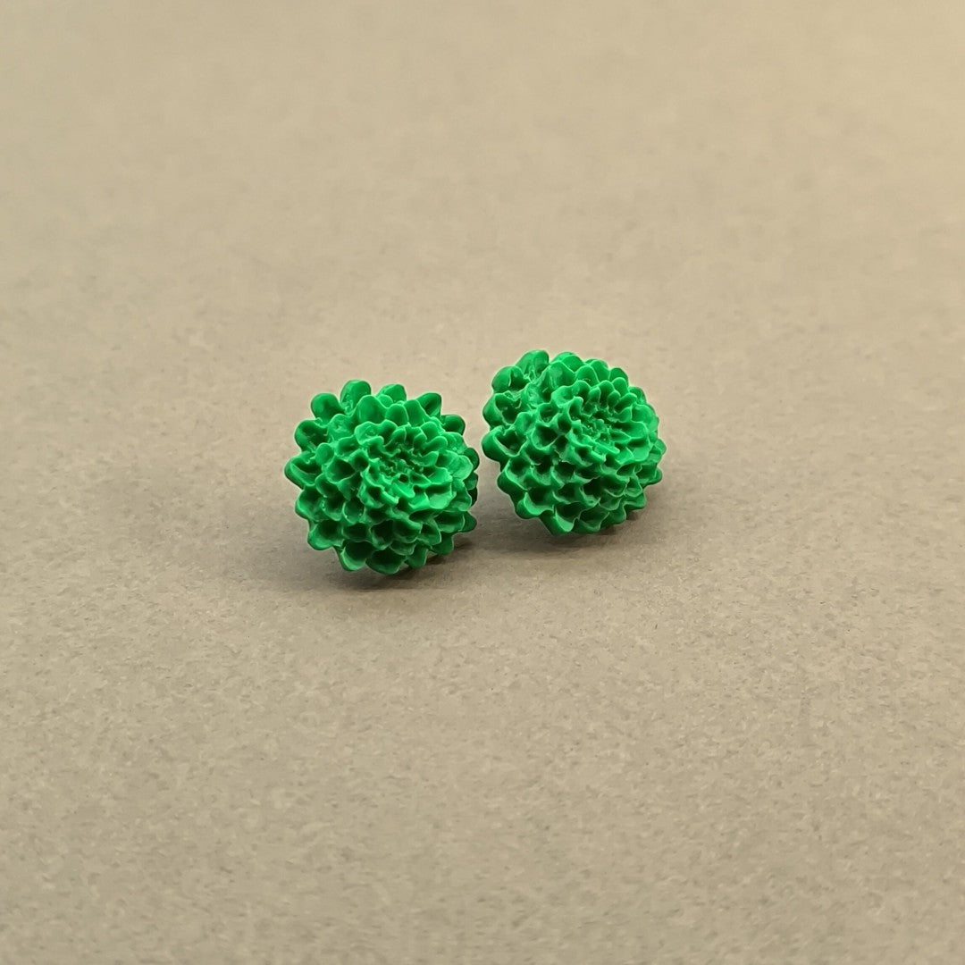Chrysanthemum Küpe - Tropical Green