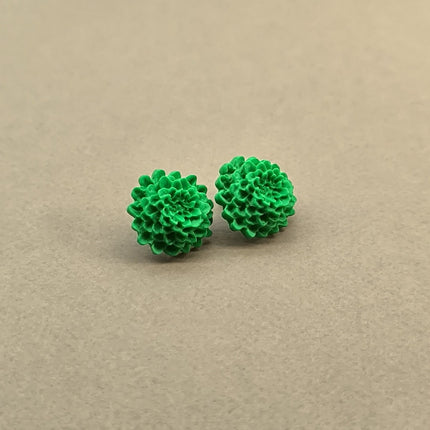 Chrysanthemum Küpe - Tropical Green