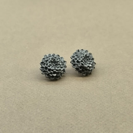 Chrysanthemum Küpe - Silver