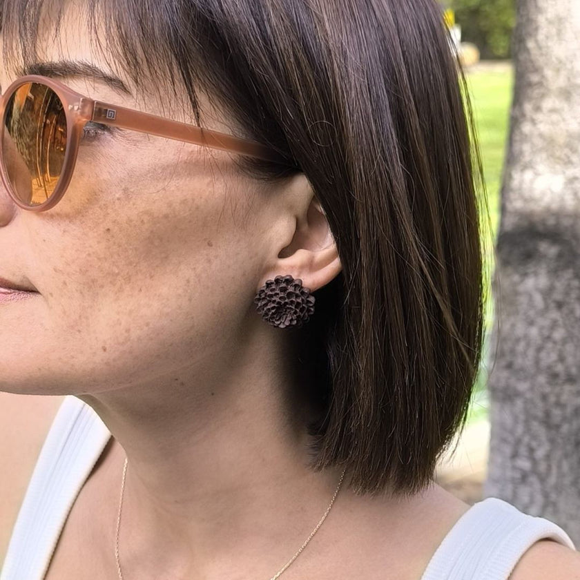 Chrysanthemum Küpe - Earth