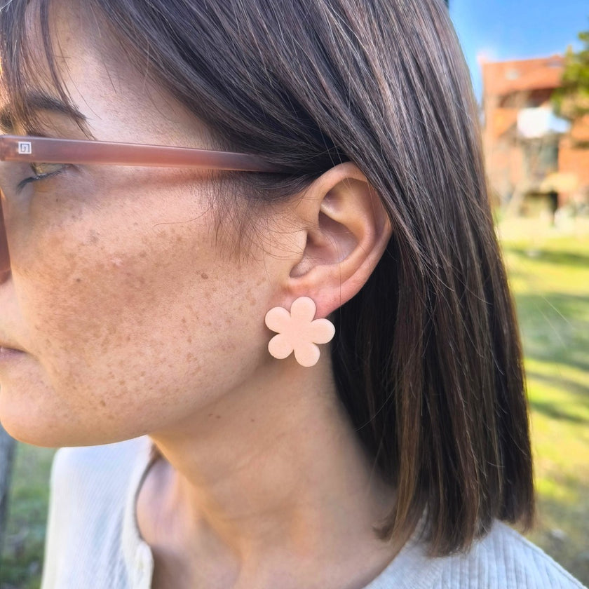 Clover Küpe - Blush Pink