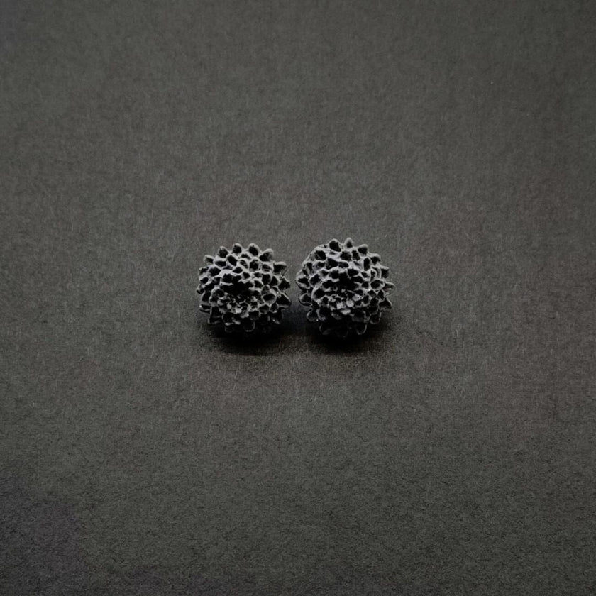 Chrysanthemum Küpe - Granite