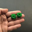 Chrysanthemum Küpe - Tropical Green