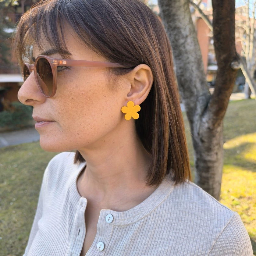 Clover Küpe - Sunflower