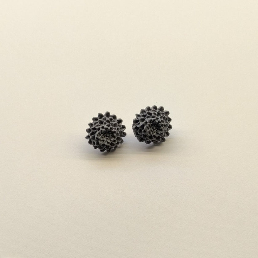 Chrysanthemum Küpe - Granite