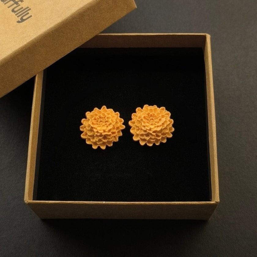 Chrysanthemum Küpe - Mango