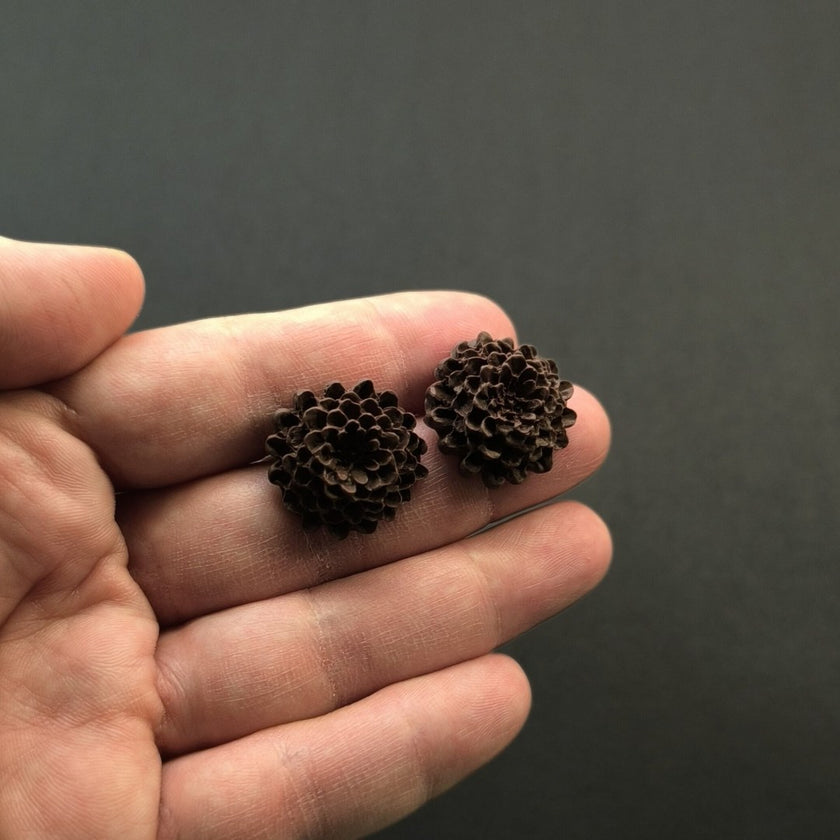 Chrysanthemum Küpe - Earth