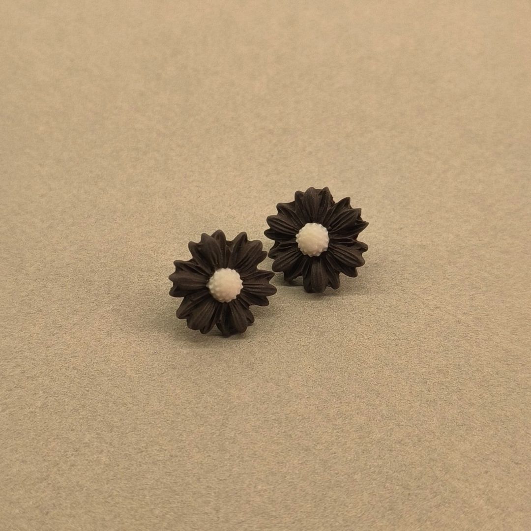 Daisy Minimalist Küpe - Earth