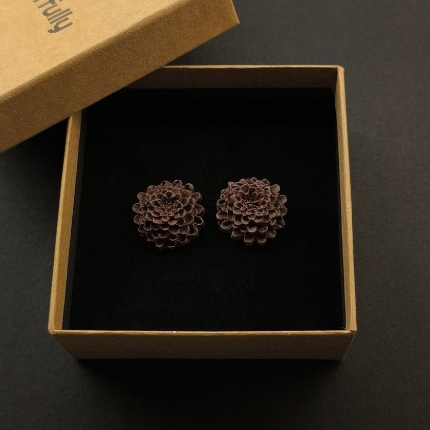 Chrysanthemum Küpe - Earth