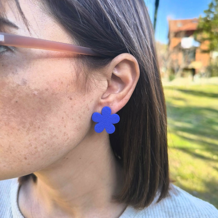 Clover Küpe - Saks Blue