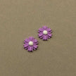 Daisy Minimalist Küpe - Lavender v1