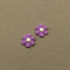 Daisy Minimalist Küpe - Lavender v1