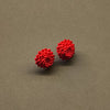 Chrysanthemum Küpe - Christmas Red