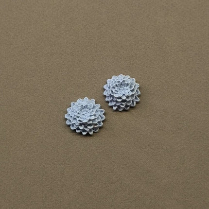 Chrysanthemum Küpe - Sky Blue