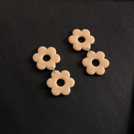 Daisy Doubles Küpe - Blush Pink