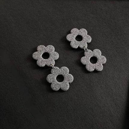 Daisy Doubles Küpe - Granite