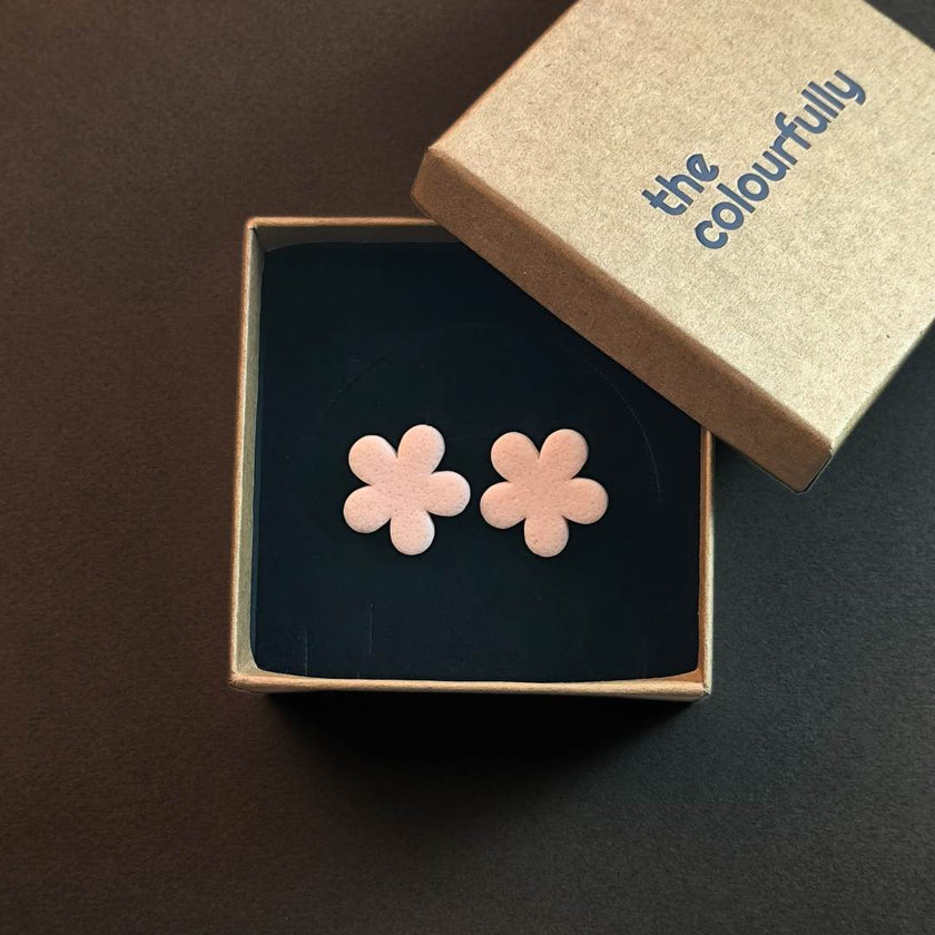 Clover Küpe - Blush Pink