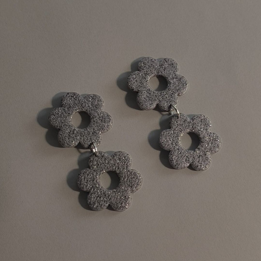 Daisy Doubles Küpe - Granite