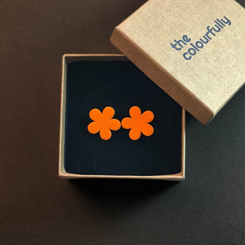 Clover Küpe - Tangerine