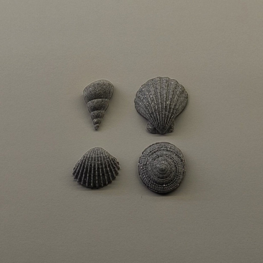 Shelby 4'lü Küpe Seti - Granite