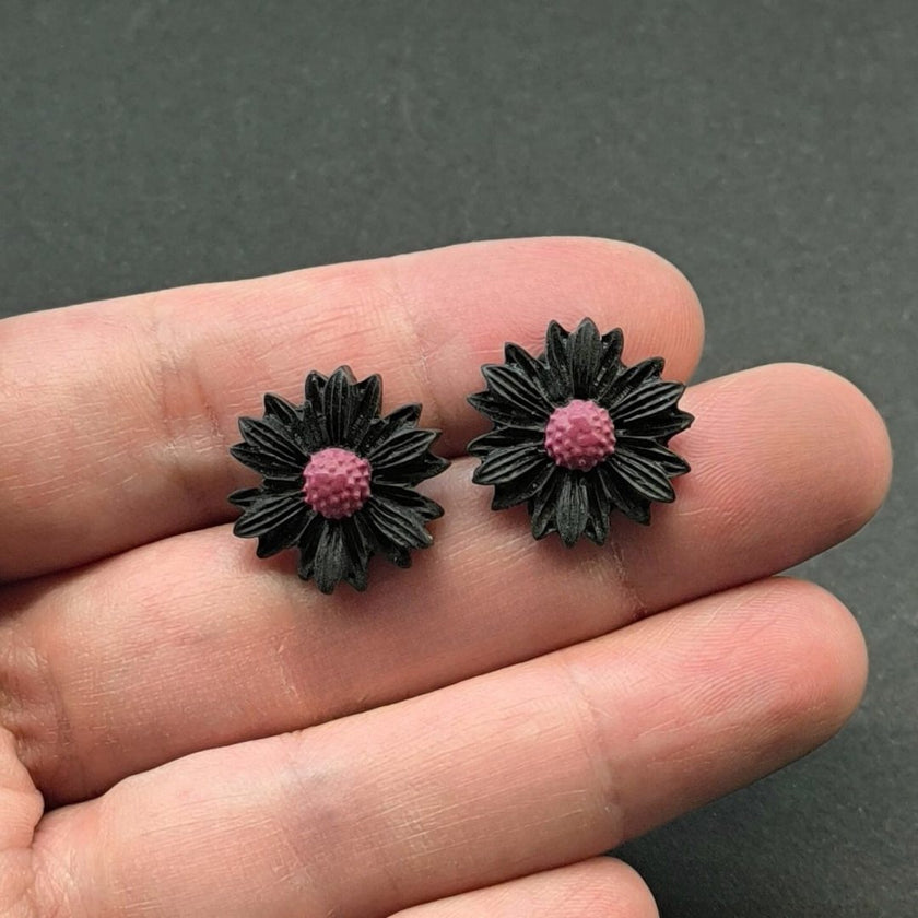 Daisy Minimalist Küpe - Night v2