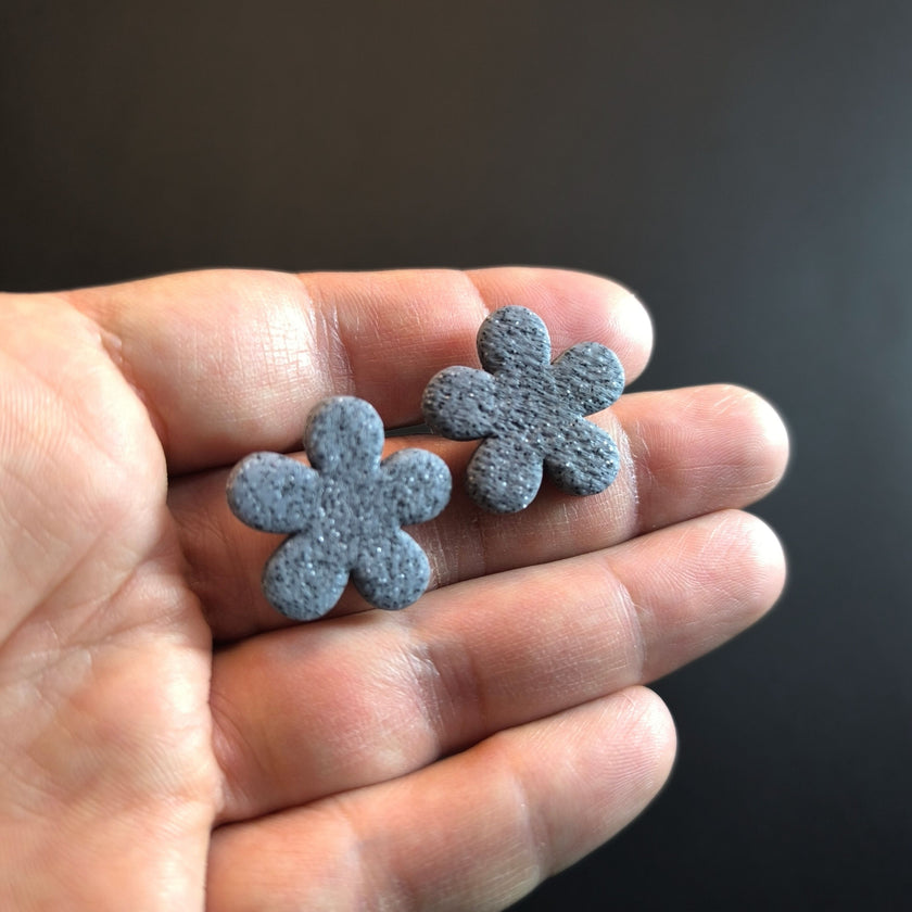 Clover Küpe - Granite