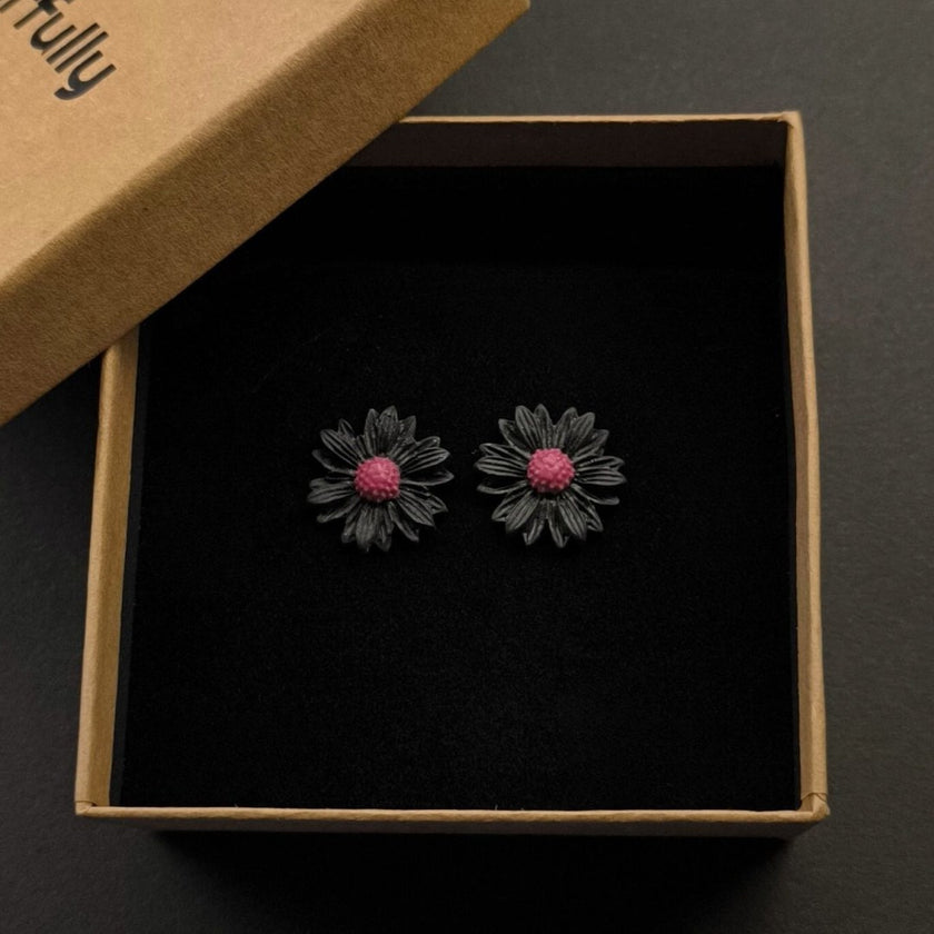 Daisy Minimalist Küpe - Night v2