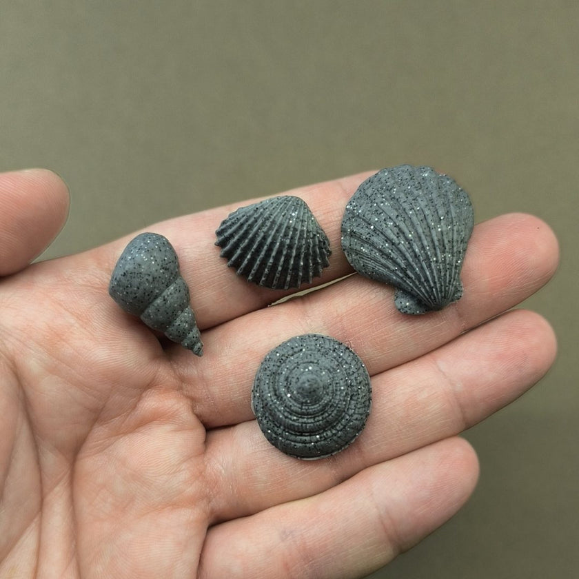 Shelby 4'lü Küpe Seti - Granite