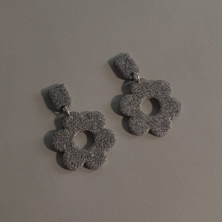 Daisy Beauty Küpe - Granite