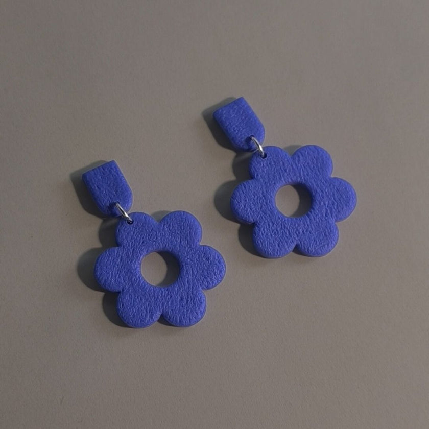 Daisy Beauty Küpe - Saks Blue