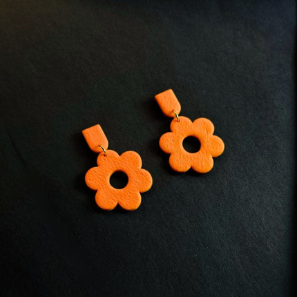 Daisy Beauty Küpe - Tangerine