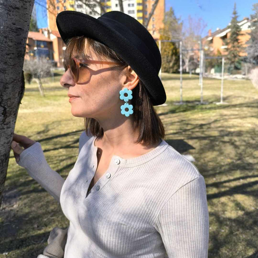 Daisy Doubles Küpe - Ocean Wave