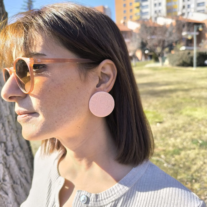 Luna Küpe - Blush Pink