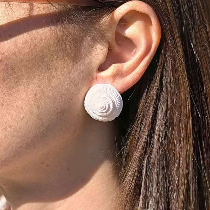 Shelby 4'lü Küpe Seti - Salt White