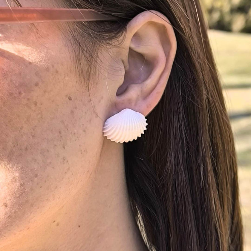 Shelby 4'lü Küpe Seti - Salt White