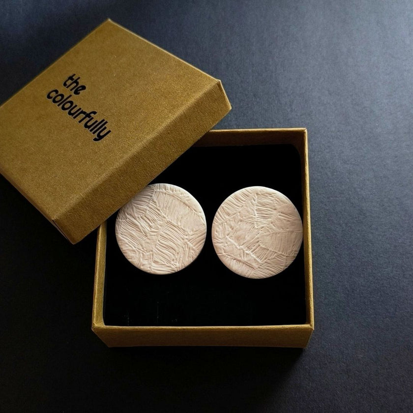 Luna Küpe - Salt White