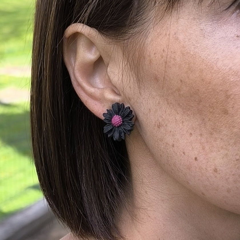 Daisy Minimalist Küpe - Night v2