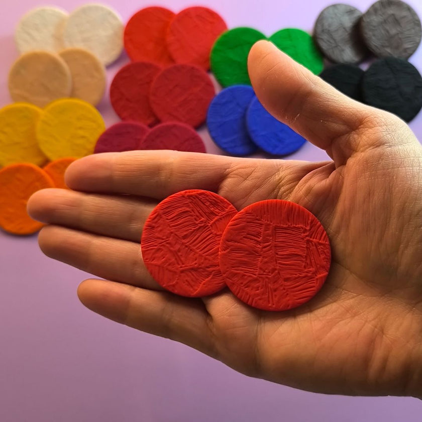 Luna Küpe - Hot Red