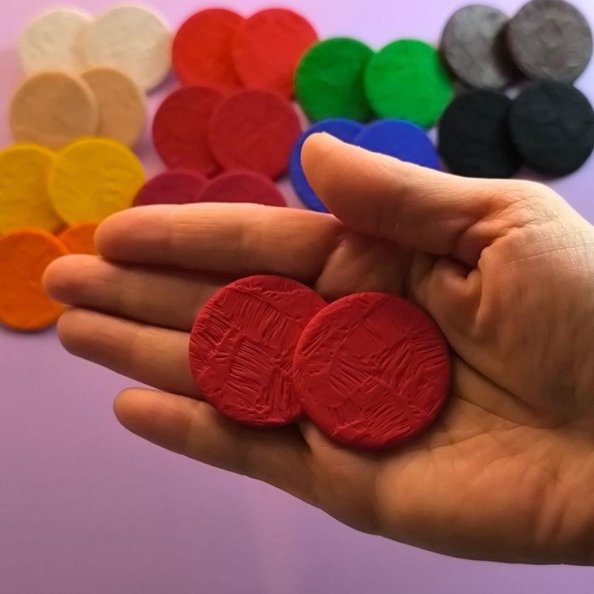 Luna Küpe - Christmas Red