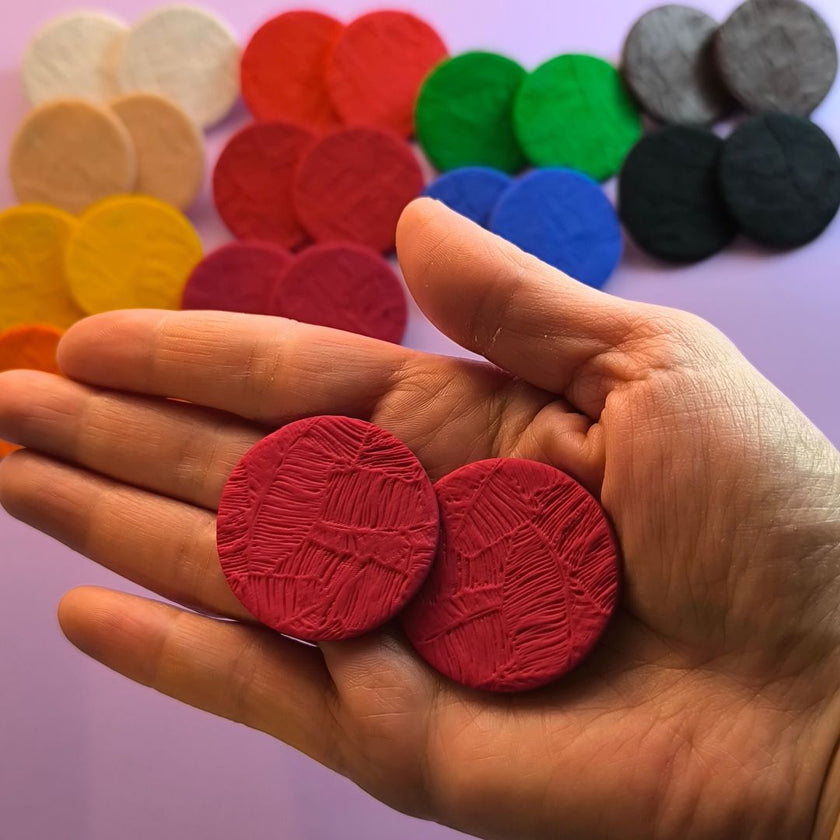 Luna Küpe - Cherry Red