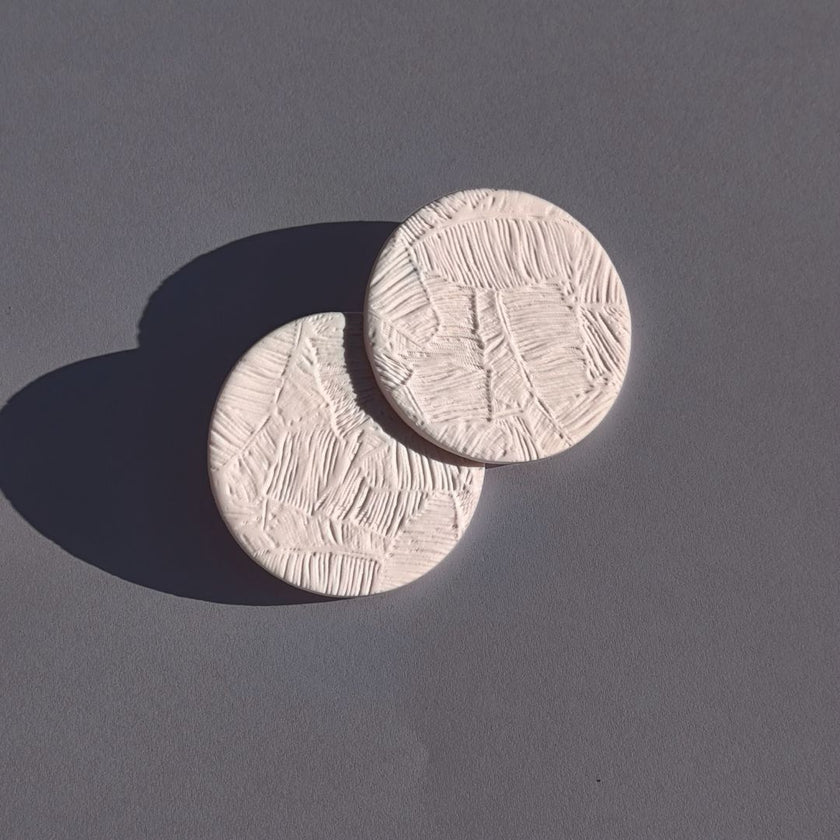 Luna Küpe - Salt White