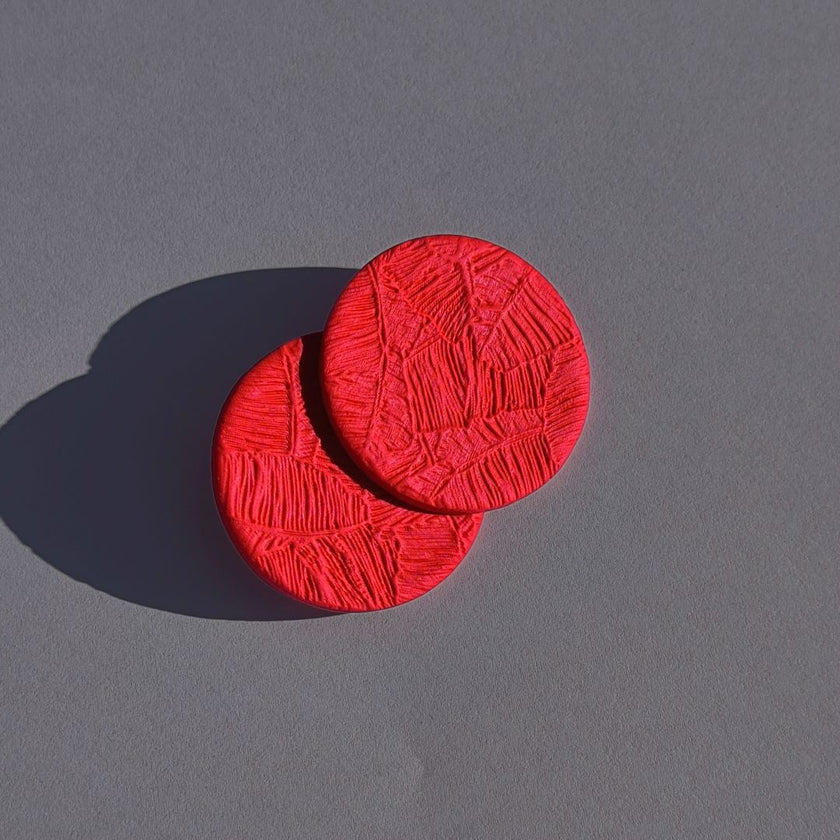 Luna Küpe - Christmas Red